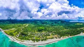 Kabin Standar, balkon, pemandangan pantai | Area keluarga