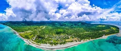 Cabin Tiêu chuẩn, ban công, quang cảnh bãi biển | Khu phòng khách