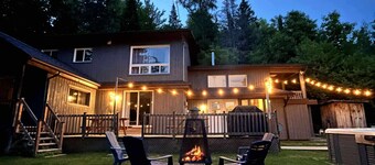 Maison du lac, 5BR avec plage de sable, SPA et feu