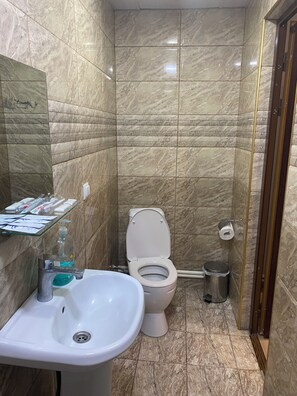 Economy Shared Dormitory, Patio | Bathroom | Slippers - Gallery Guesthouse Aygestan (Yerevan)