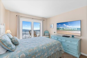 Condo Signature, 3 chambres, balcon, vue sur la plage | 3 chambres, décor unique, ameublement unique, fer et planche à repasser