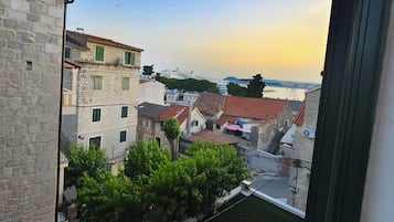 Vue depuis lâhĂ©bergement
