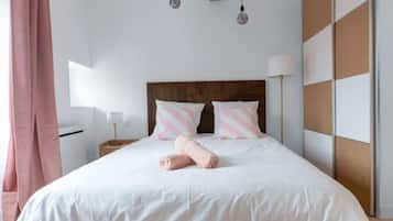 1 bedroom, iron/ironing board, travel crib, free WiFi