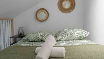 1 soverom, strykejern/-brett, wi-fi (inkludert) og sengetøy