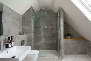 Shower, hair dryer