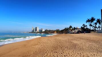 Sun loungers, beach towels