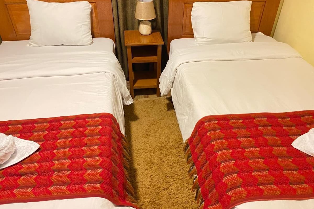 Family Double Room, 1 Bedroom, Non Smoking, Private Bathroom | Hypo-allergenic bedding, down comforters, blackout drapes, free WiFi