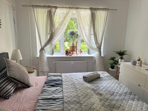 2 soverom, strykejern/-brett, wi-fi og sengetøy