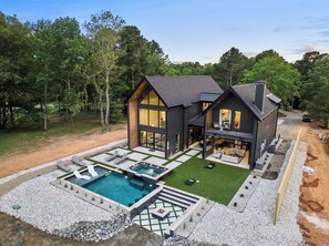 Exterior - Heated Pool | Indoor Slide | Lakeside w/Dock (Host Springs)