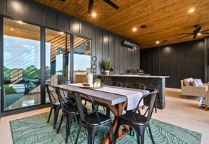 Dining - Heated Pool | Indoor Slide | Lakeside w/Dock (Host Springs)