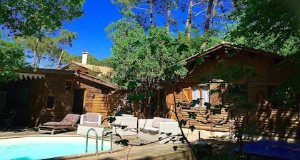 Chalet 'Cap Ferret Villa Grand Bois' with Private Pool