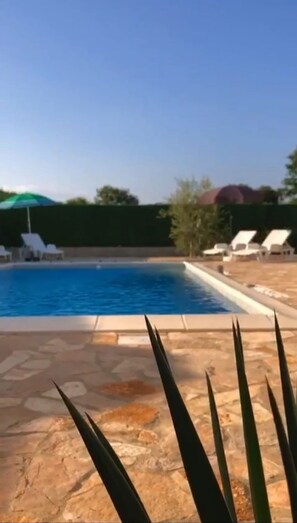 Una piscina climatizada