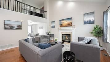 TV connectée, cheminée