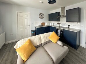 Living area - Welcome to Clementi, your modern holiday retreat in Penrith, Cumbria. (Penrith)