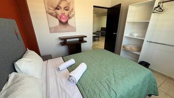 2 間臥室、羽絨被、熨斗/熨衣板、免費無線上網