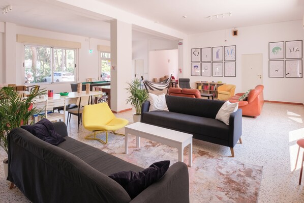 Zona de estar del vestíbulo