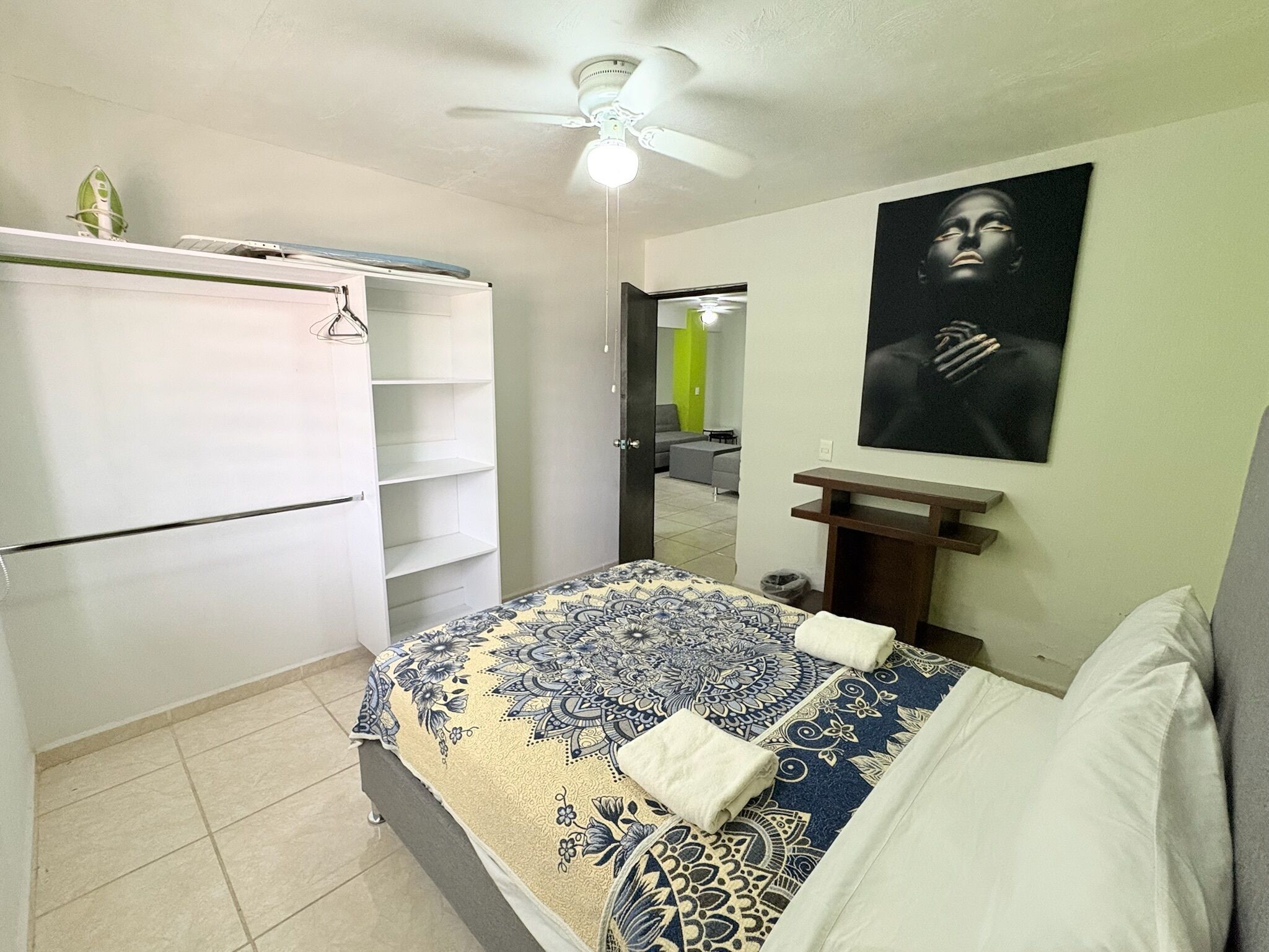 2 間臥室、羽絨被、熨斗/熨衣板、免費無線上網