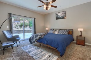 4 habitaciones, tabla de planchar con plancha, wifi y ropa de cama