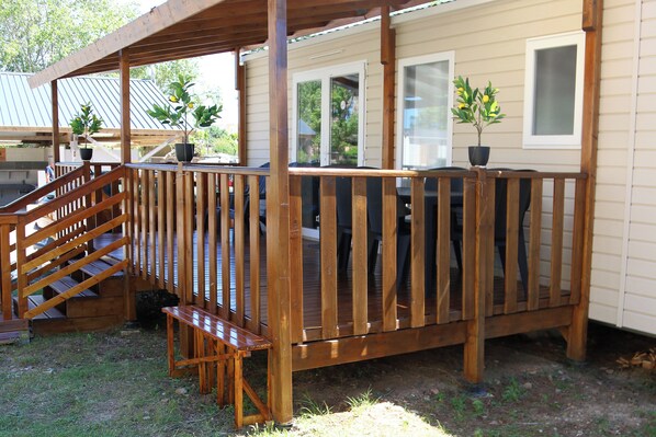 Outdoor dining - Mobil-home Narbonne-plage (Narbonne)