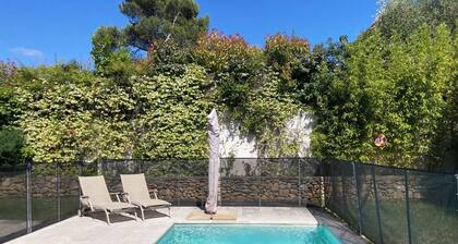 Loue superbe villa contemporaine climatisĂ©e au calme 120mÂČ piscine 6 couchages