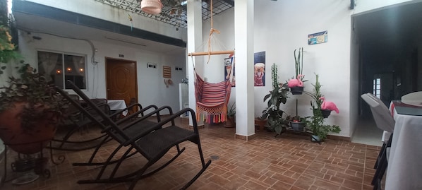 Terrace/patio - HOSTAL CASA DE LA ABUELA (El Banco)