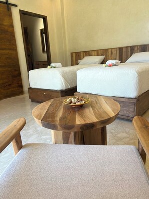 3 sovrum, värdeförvaringsskåp på rummet och strykjärn/strykbräda