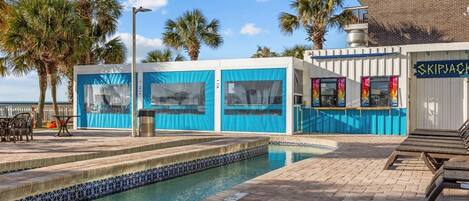 Indoor pool, a heated pool