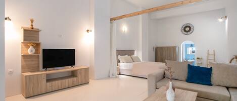 1 室のベッドルーム、WiFi (無料)、ベッドシーツ