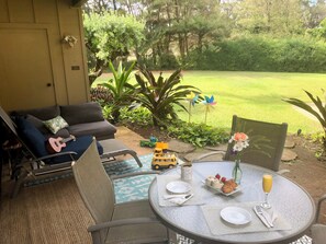 Opções para refeição ao ar livre