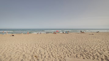 Vlak bij het strand