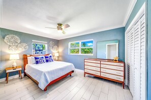 3 soverom, strykejern/-brett, reiseseng for barn og wi-fi (inkludert)