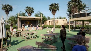 Enceinte de l’hébergement