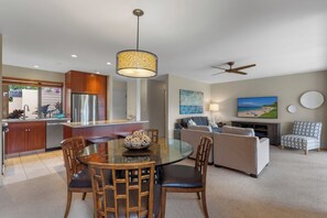 Smart TV, stereo - Wailea Ekahi Gem! Remodeled Large 1BR+sleeper, Close to Beach & Pools, XL Lanai (Kihei)