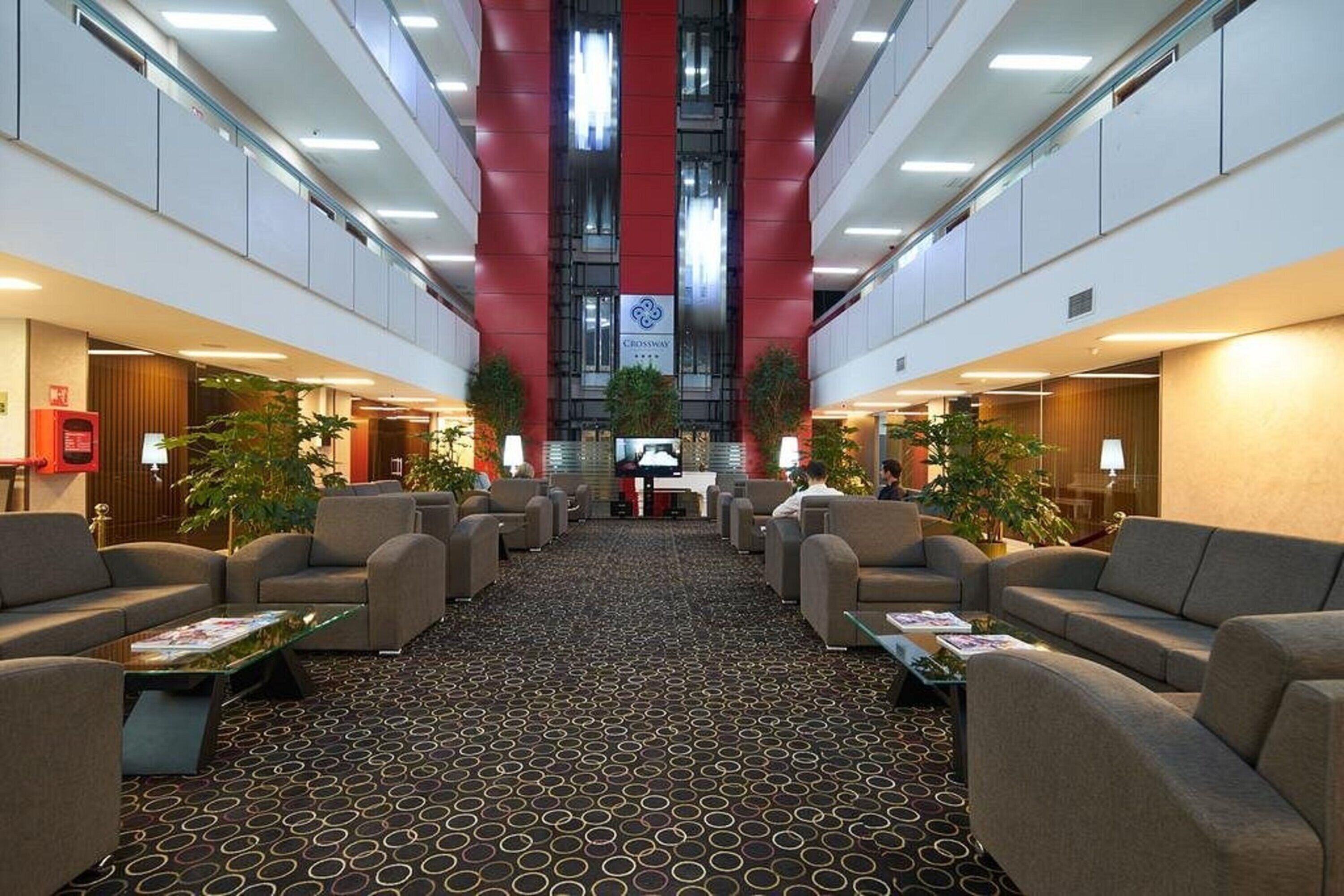 Sitteområde i lobbyen