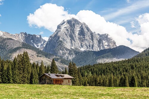 Appartement 'Casa Montagna In Cadore' avec vue sur la montagne et jardin partagé