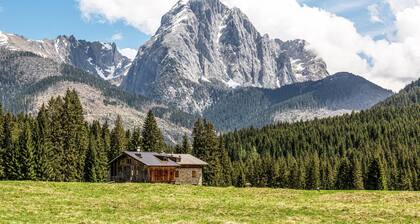 Appartement 'Casa Montagna In Cadore' avec vue sur la montagne et jardin partagé