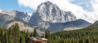 Ferienwohnung 'Casa Montagna In Cadore' mit Bergblick und Gemeinschaftsgarten
