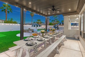 Outdoor dining