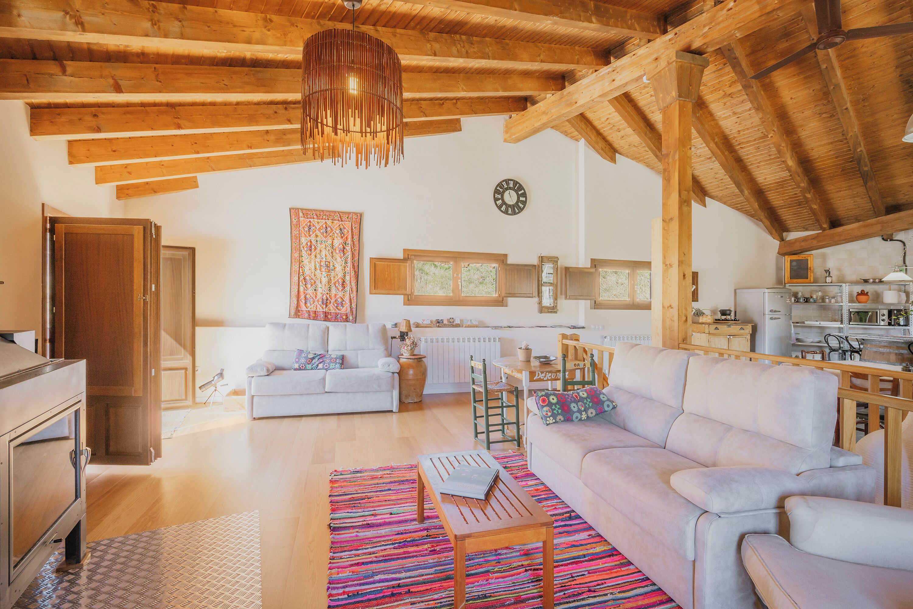 TV, fireplace, table tennis