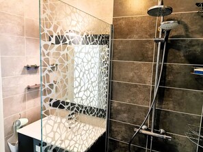 Shower, hair dryer