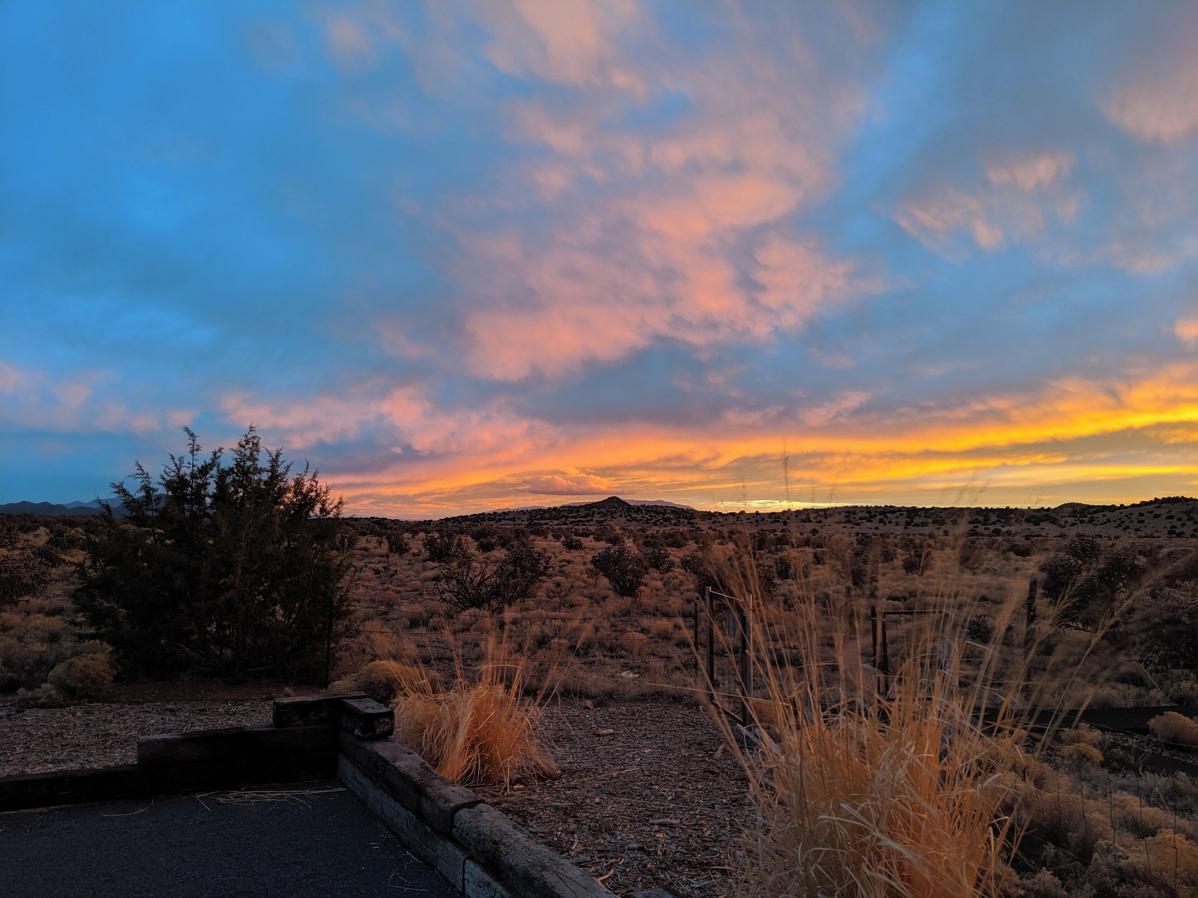 Contemporary 2 br close to town, w/ views and hiking to high desert behind house