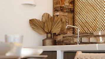 Deluxe Villa with Private Pool-Jacuzzi | Eigene Küche | Großer Kühlschrank, Mikrowelle, Ofen, Geschirrspüler