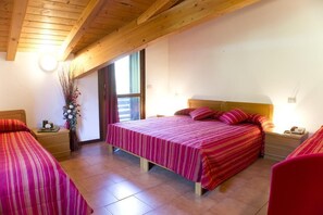 Comfort Quadruple Room, Balcony, Mountain View | Desk, free WiFi