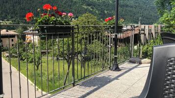 Basic-Einzelzimmer, Balkon, Bergblick | Ausblick vom Zimmer