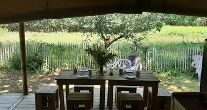 Glamping Yourte Pleine Nature 8mn Plage Médoc-océan