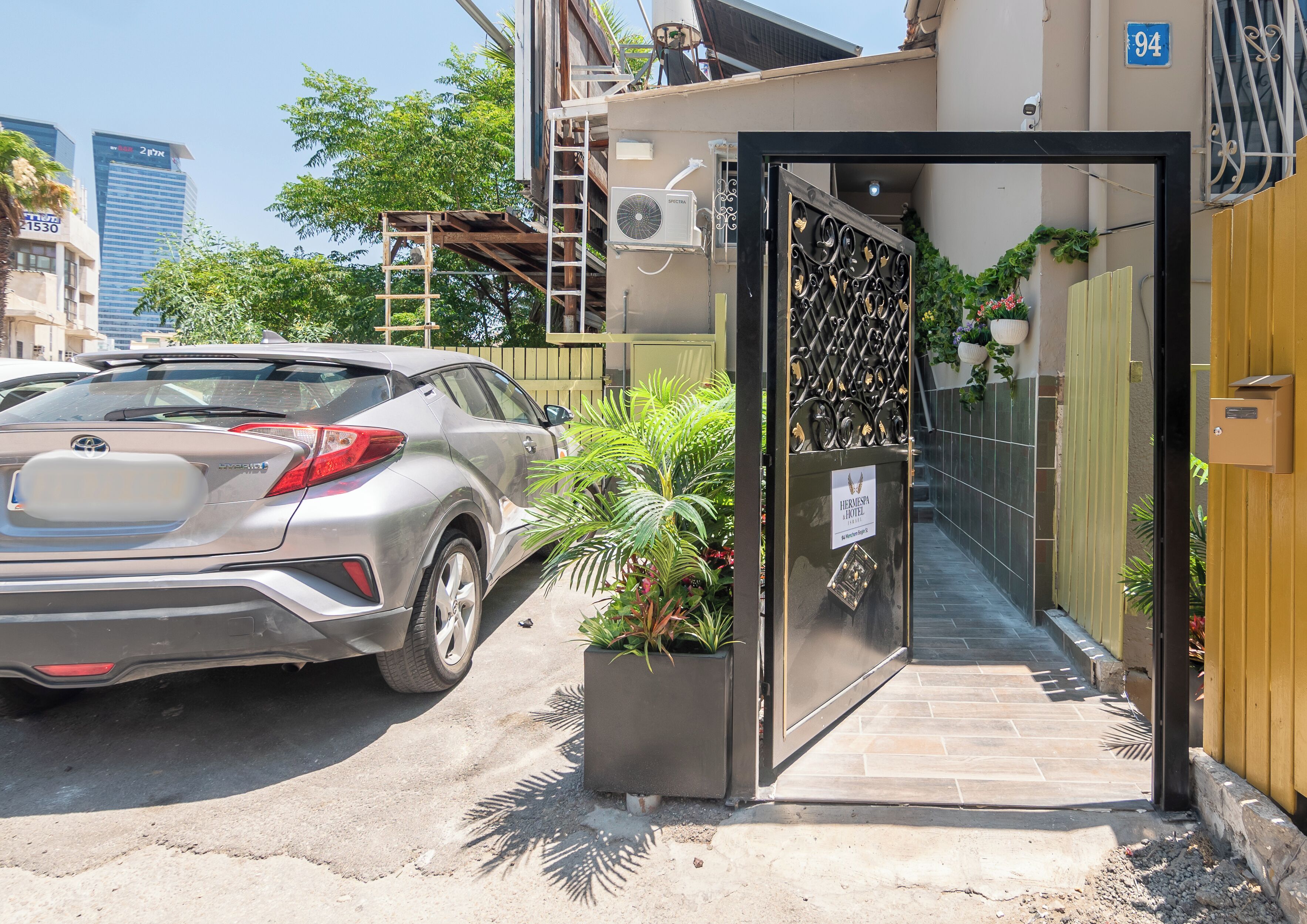 Fassade der Unterkunft