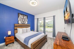 4 slaapkamers, een strijkplank/strijkijzer, reisbedje, wifi