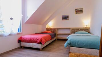 4 slaapkamers, gratis wifi, beddengoed