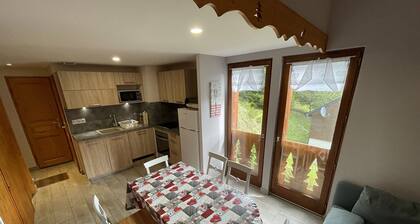 Chalet cosy 50mÂČ avec WiFi Ă 300m des pistes, 2 chambres, casier Ă skis, proche gare et navette