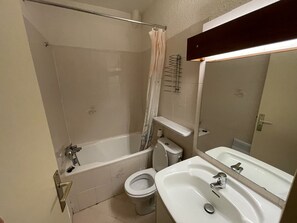 Bathroom - Cozy T2 with Pool, Near Slopes, Parking & Pet-Friendly (Le Lioran)
